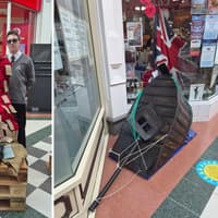 Praise for Skegness students as five hand-made Remembrance sculptures go on display