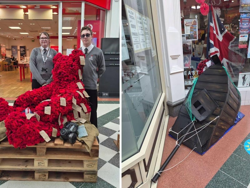 Pupils Holly Dickens and Thomas Shaw represented the school when the sculptures were delivered to the Hildreds.