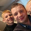 Dan Wright and his  children Lola,  8, and Kiefer, 11, are doing a coastal walk for charity.