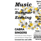 The Cabra Singers to perform in Hackthorn.