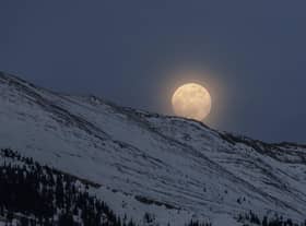 The moon will be visible on Sunday night.