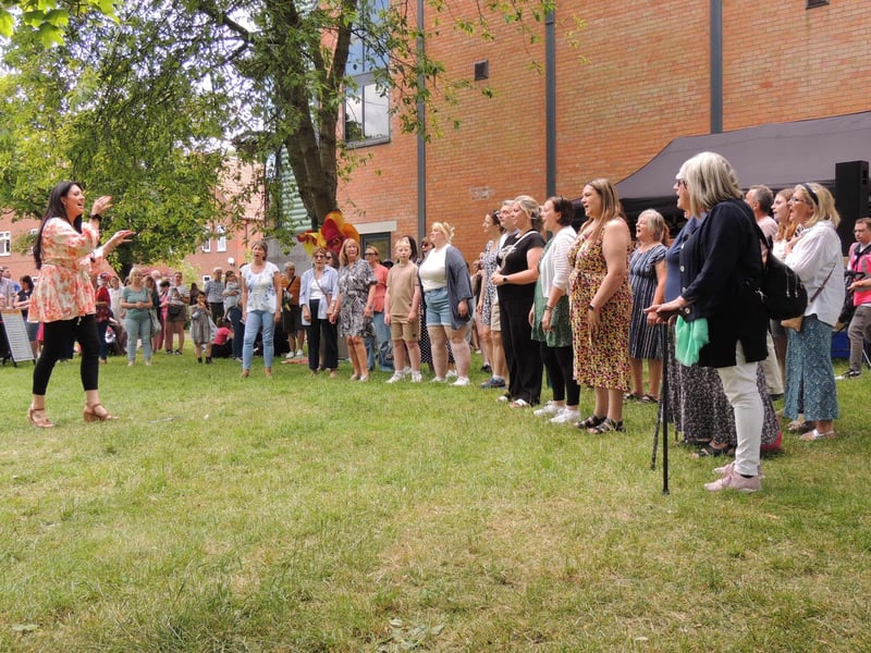 Take Note Choir. Photo: Andy Hubbert