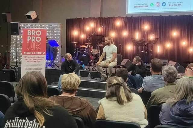 Michael Maisey. founder of the CIP Project & author of Young Offender, addresses Bro Pro Skegness.