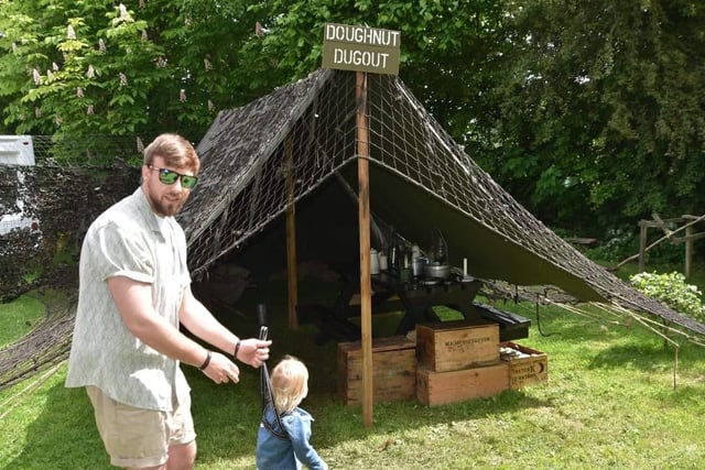 The 1940s event included a wartime camp.