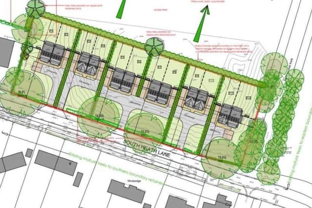 Plans for 12 new homes in Fulbeck.