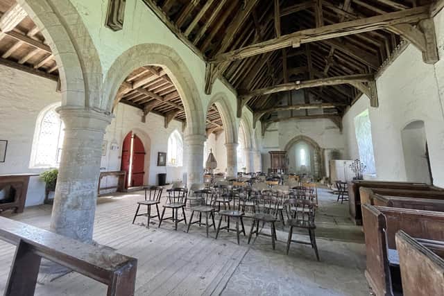 The sparsely but beautifully furnished Saltfleetby, All Saints. Image: Push Creativity
