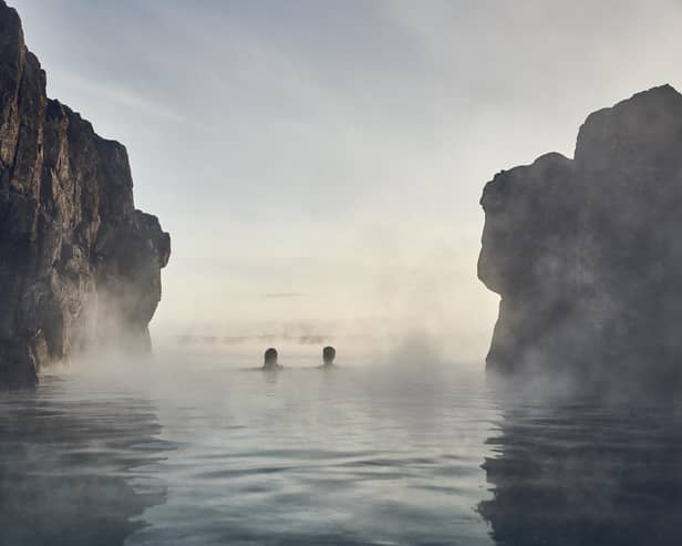 The beautiful Sky Lagoon is a haven of calm