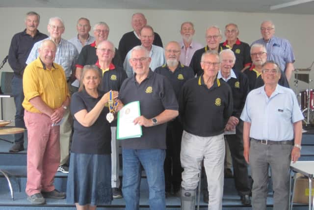 Market Rasen Rotarians celebrate their new President
