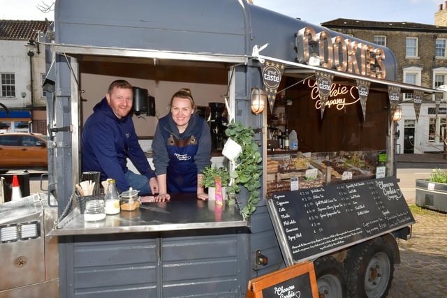 Sian and Chris Potter of The Choowee Cookie Company, Caistor. Photo: David Dawson