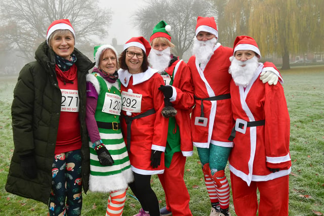 Pictured from left are: Lynn Bateman, Carole Page, Lynn Lambley, Nick Worboys, Paula Maxwell, and Sarah Clyde.