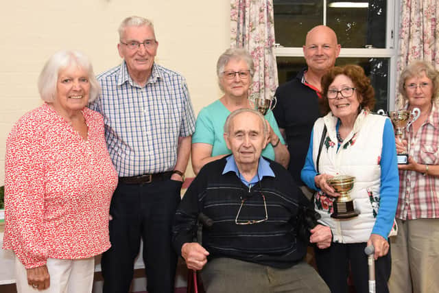 Trophy winners at the East Barkwith Late Summer Show.