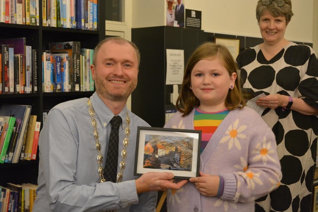 Matilda Ward was the People's Choice winner for her picture of the town
