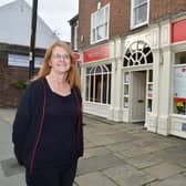 Hannah Watkins, post mistress at Northgate Post Office.