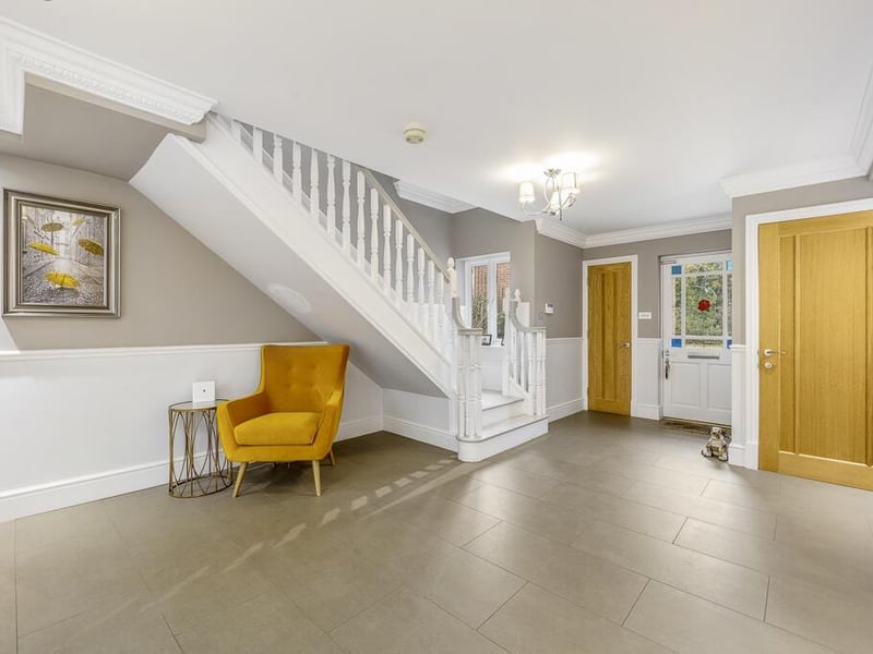 The entrance hall.