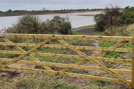 The popular beauty spot Seacroft Marsh is being improved with new gates and information boards to further enhance the area for walkers.