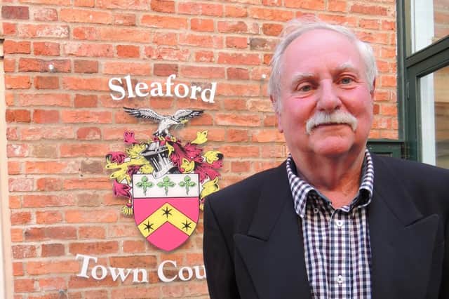 Mayor of Sleaford, Coun Anthony Brand.