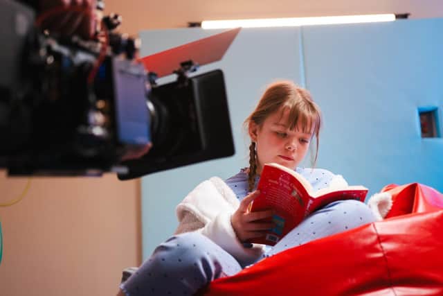 Filming at Pilgrim Hospital, Boston