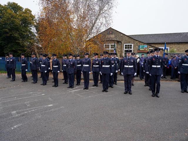 The contingent from RAF Coningsby. Photo: Keith Bishop