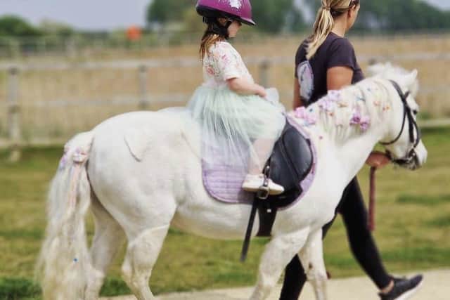 Pony rides at Belvoir Castle
