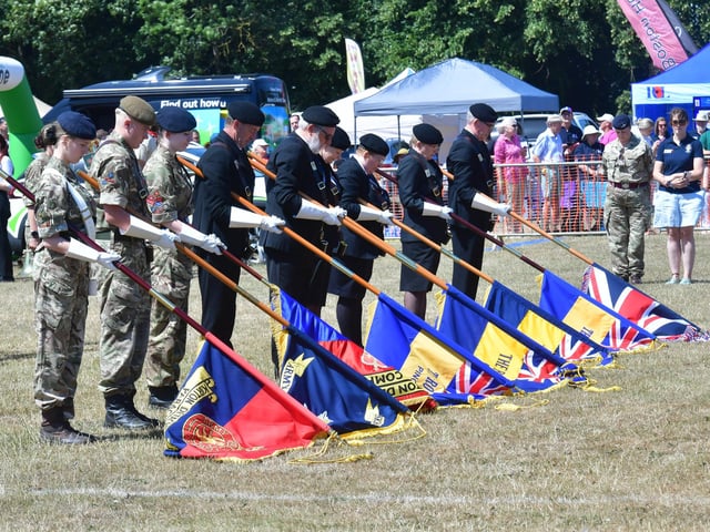 Royal British Legion parade.