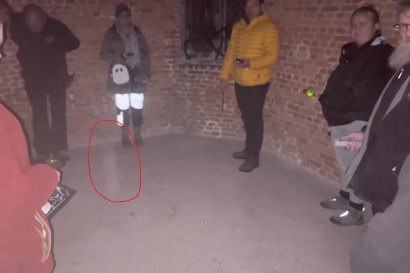 Is this an orb in this photo taken just off the Private Chamber of the castle?