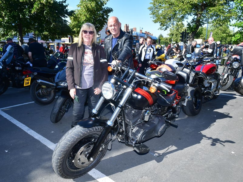Steve Talbot and Fran Walden, of Withern.