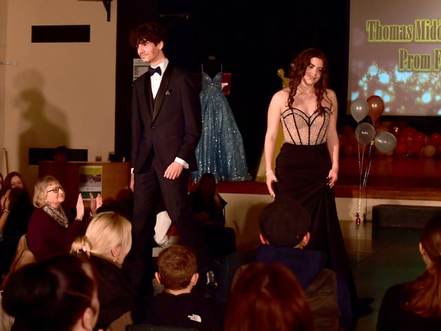Hair and make-up was styled by The Salon, of Kirton, and Boston College.