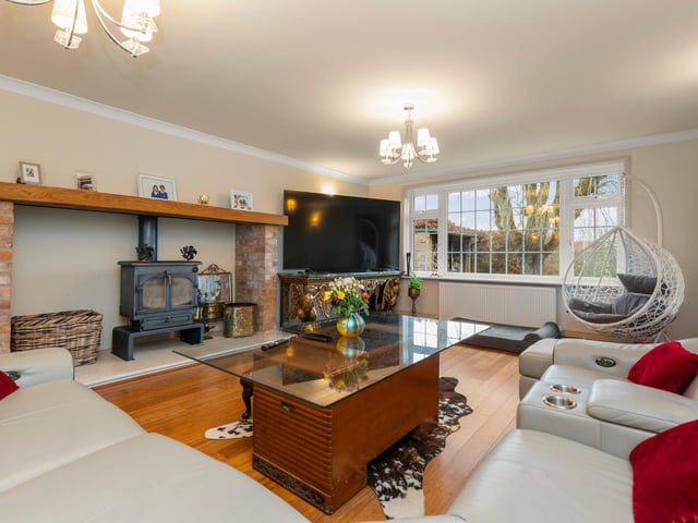 The living room.