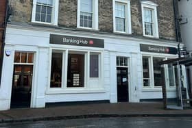 A banking hub opened in Market Rasen at the end of last year