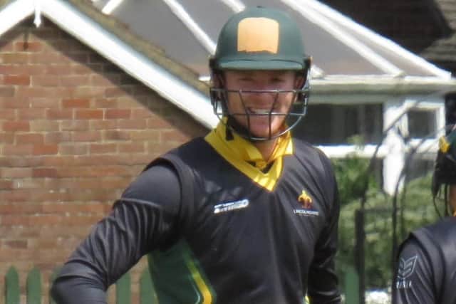 Jordan Cook - superb 88 for Lincolnshire in defeat.