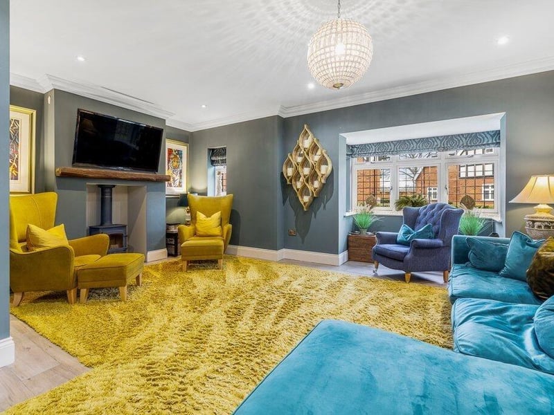The rear reception room.