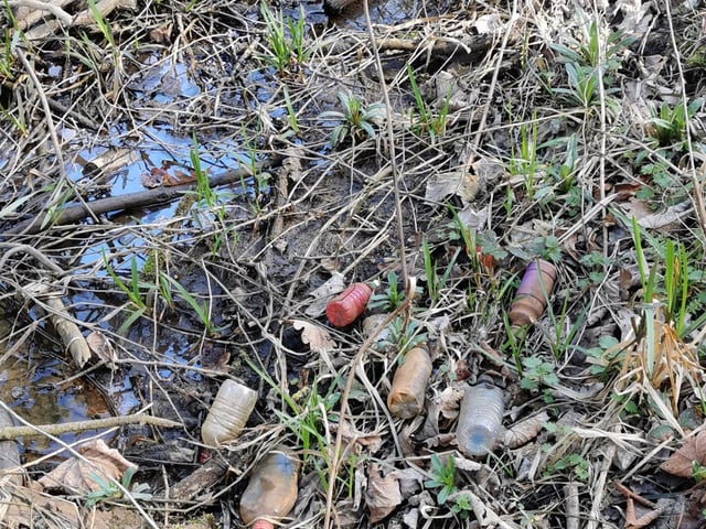 Plastics Bottles found in rivers