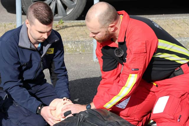 Biker Down is a collaboration between Lincolnshire Fire & Rescue, LIVES, Notts & Lincs Air Ambulance and the Lincolnshire Road Safety Partnership.
