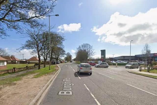 Footpath works are to take place along a stretch of Burgh Road, Skegness. Image: Google