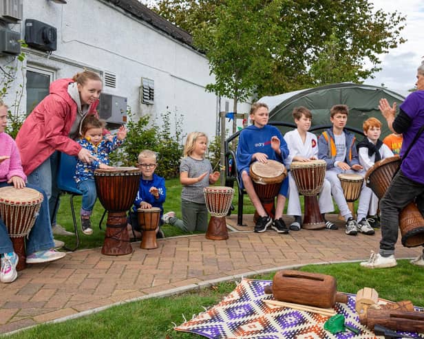 There was lots of activities, entertainment and stalls for the visitors to enjoy at the Saxilby Waterfront Festival