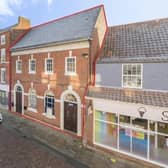 The former Barclays branch on Silver Street in Gainsborough, up for auction with Mark Jenkinson