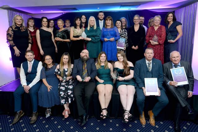 The winner's at Lincolnshire Community Health Services NHS Trust's Celebrating Success Awards