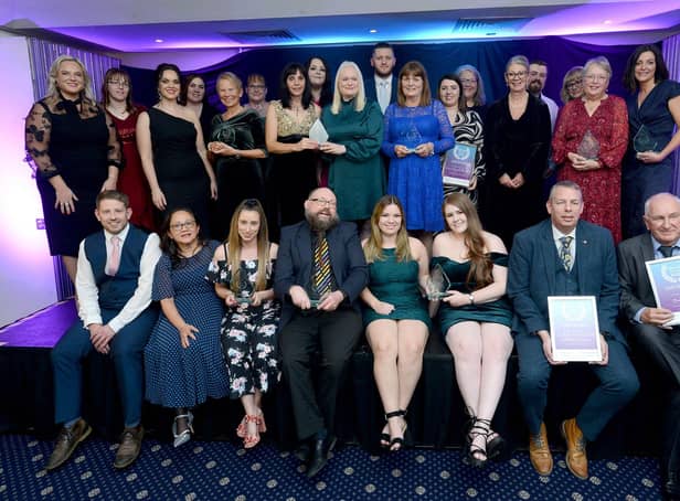 The winner's at Lincolnshire Community Health Services NHS Trust's Celebrating Success Awards