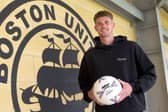 New Boston signing Luke Faxon - in line for a debut in the cup tie with Birmingham?
