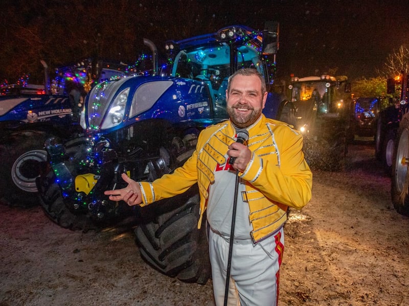 Phil Burrell from Legbourne as Freddie Mercur,y winner of Best Dressed Driver.