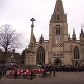 Wreaths laid on Remembrance Sunday.