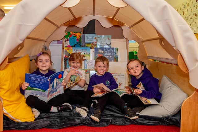 A new reading area created in the EYF area.
