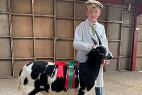 Young farmer Joe Trofer Cook, of Walcott, photographed two years ago prior to his appearance at the Lincolnshire Show.