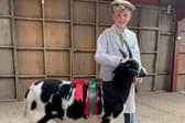 Young farmer Joe Trofer Cook, of Walcott, photographed two years ago prior to his appearance at the Lincolnshire Show.