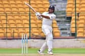 Steve Solia - a defiant half century for Sleaford.
