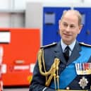 Prince Edward, Duke of Edinburgh, during his visit to the new Lincs and Notts Air Ambulance headquarters in Waddington in 2021.