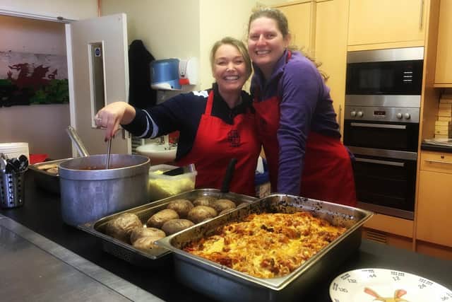 St George's headteacher, Katie Barry, left says the Government's replacement system for free school meals has been a dog's dinner.
