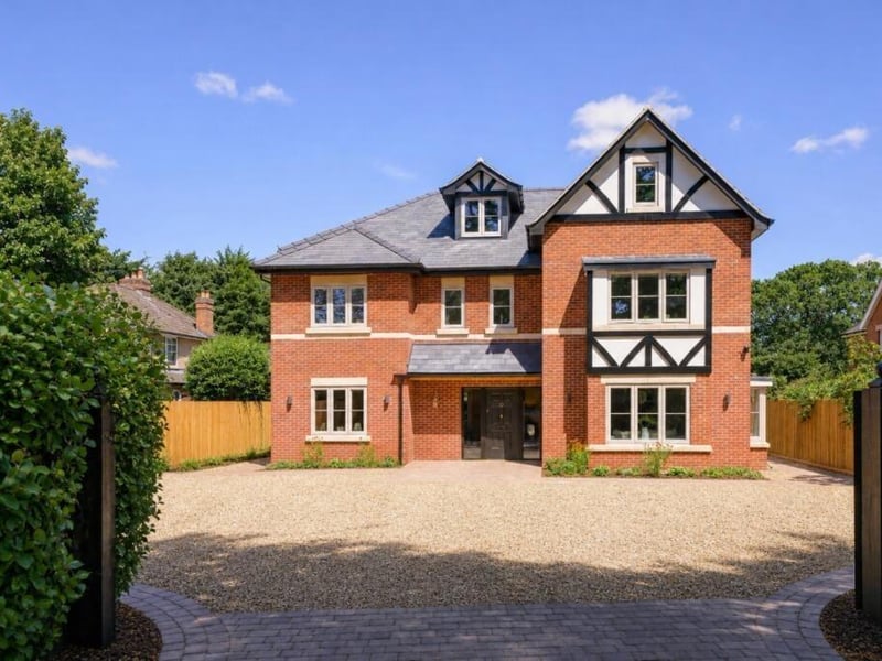 The front of the home.