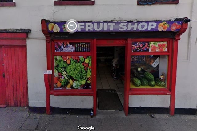 The Fruit Shop, in High Street, Boston.