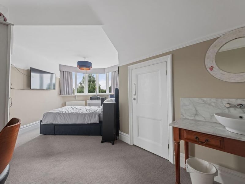 The other first-floor bedroom.